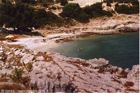 paxos, spiaggia vicino a  gaios