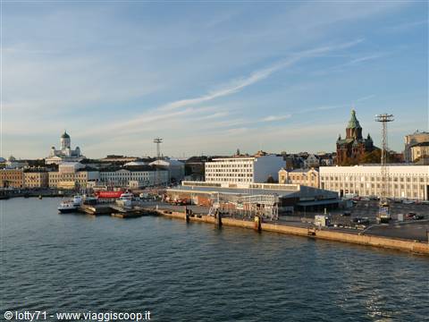 Helsinky dalla nave Viking-Line