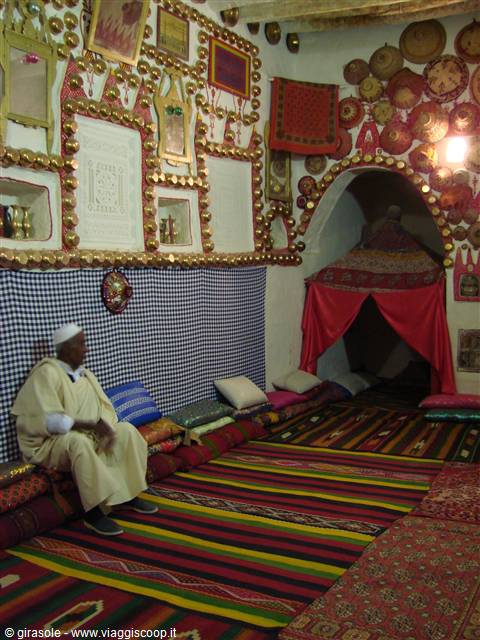 Ghadames - interno di una vecchia casa della Medina