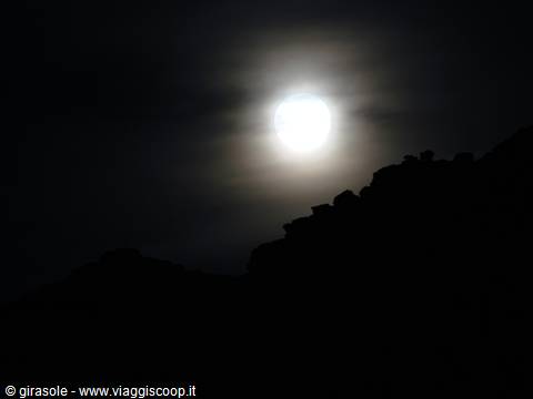 luna piena nell'Akakus