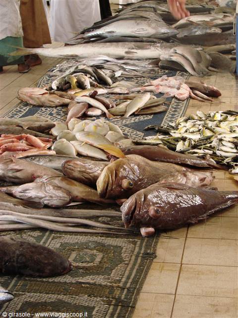 mercato del pesce a Mutrah