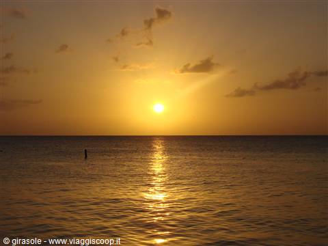 tramonto da Playa Aguadulce - Providencia