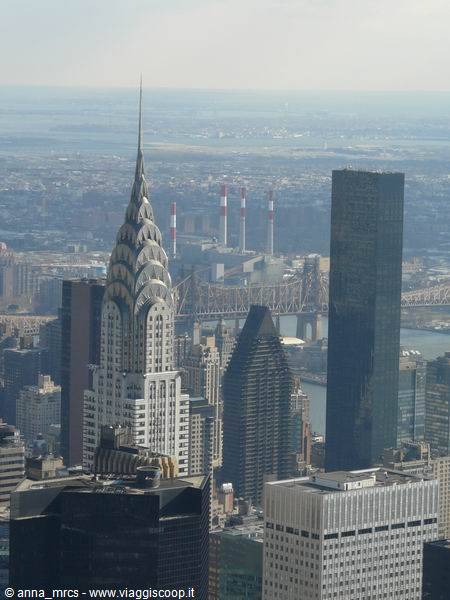 Chrysler Building dall'Empire State Buiding