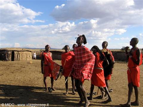 tribu' Masai balletto