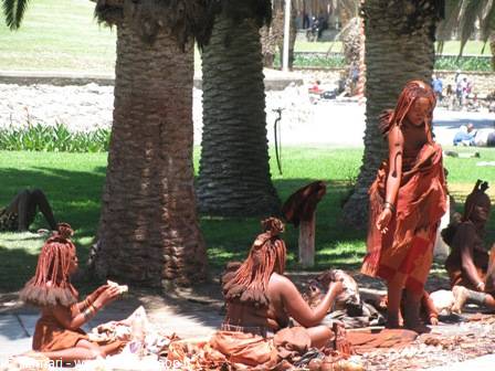 Himba a Swakopmund