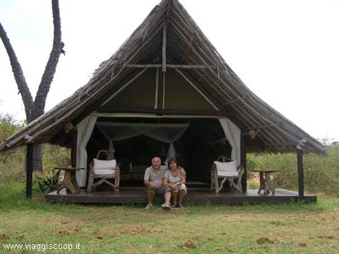 Tsavo East: the tent where we passed some nights