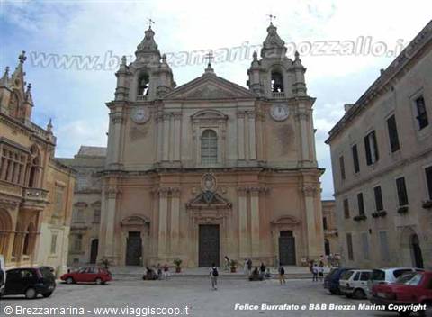 Malta - La Cattedrale di San Paolo a Rabat , Mdina