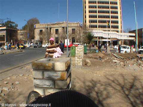 Piazza principale di Maseru