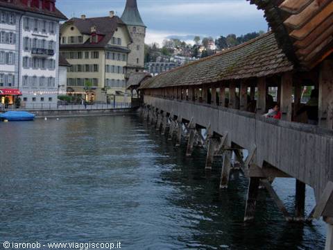 Lucerna - il ponte di legno