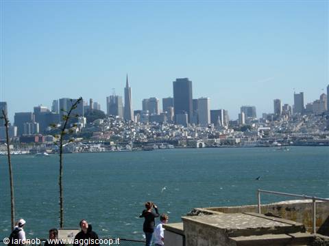 San Francisco vista da Alcatraz