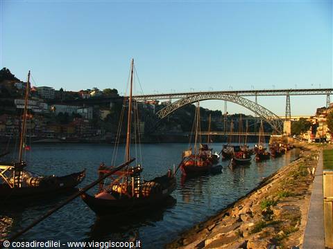Porto: Rio Douro e "barcos rabelos"