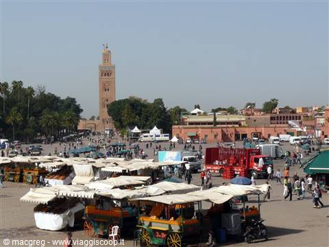 Marrakech piazza Djemaa El Fna