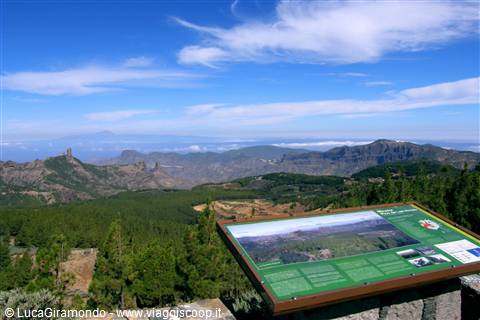 Panorama dal Pico de las Nieves
