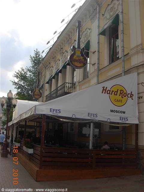 Mosca - strada Arbat, Hard Rock Cafè