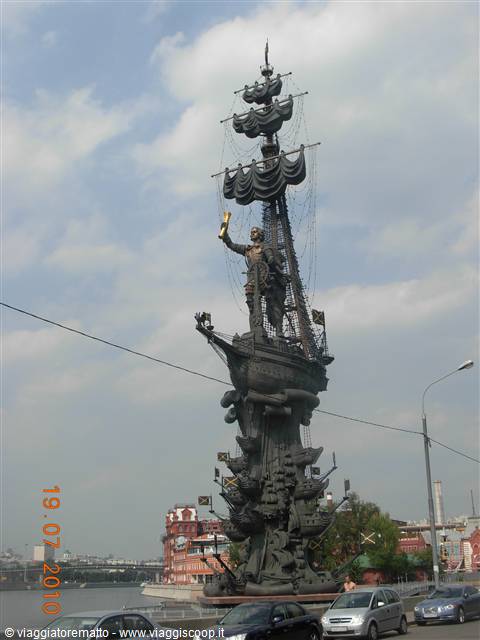 Mosca - statua di Pietro il Grande