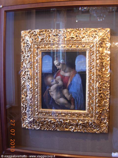 San Pietroburgo - museo Hermitage, Leonardo da Vinci "Madonna e bimbo"