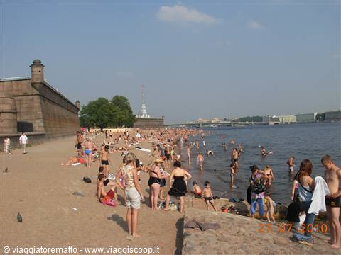 San Pietroburgo - Pietro e Paolo fortezza, spiaggia