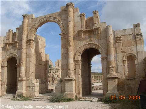 Jerash - entrata sito archeologico