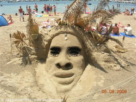 Ibiza - artista di...sabbia!