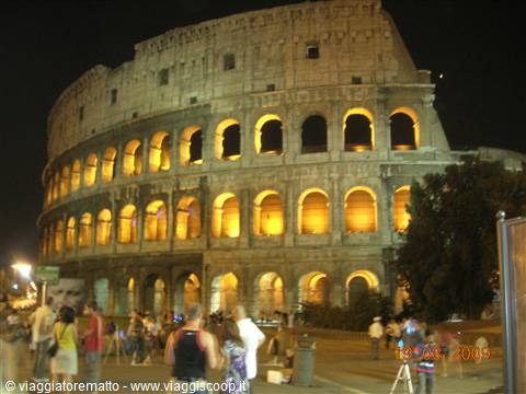 Roma - Colosseo in notturna