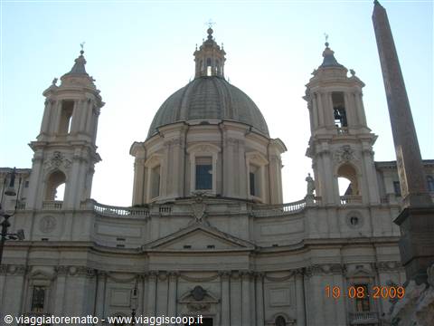 Roma - piazza Navona, chiesa di San Agnese