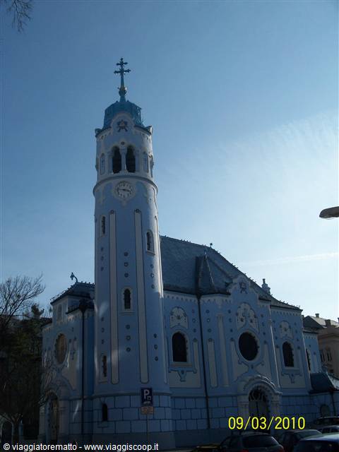 Bratislava - chiesa blu