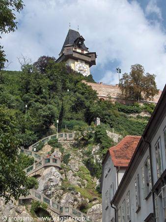  Schlossbergstiege". La gradinata dello Schlossberg (250 gradini)