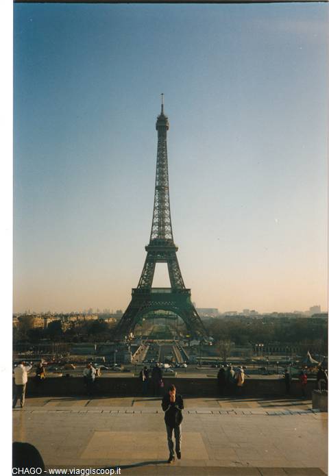 la   torre Eiffel dal Trocadero