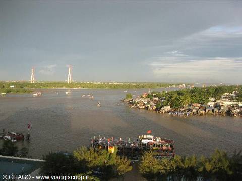 Can tho, città sul fiume Mekong