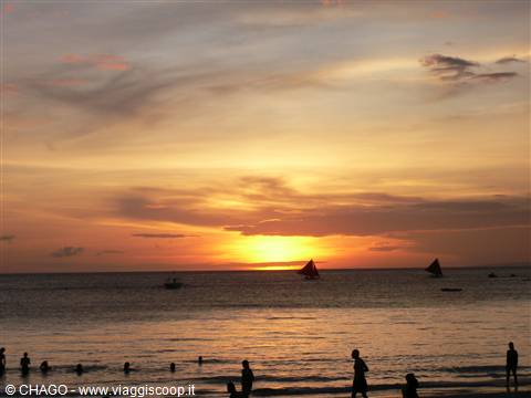 sunset to Boracay