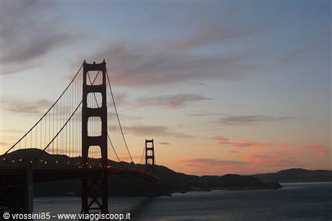 Tramonto al  Golden Gate Bridge 