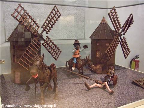 Don Chisciotte al Museo del Cioccolato di Barcellona