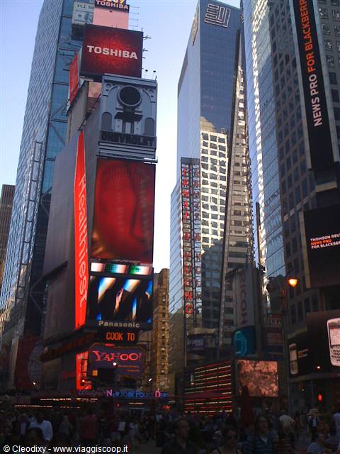 Times Square - Appena arrivati - Sensazione di essere nel centro del mondo...