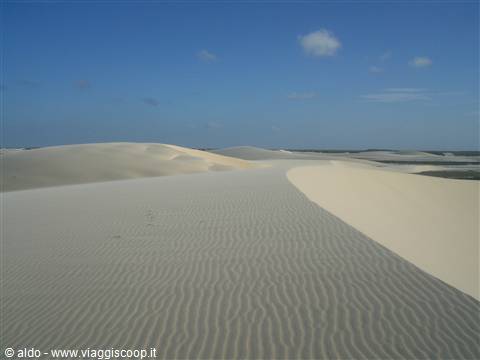 Dune di sabbia intorno a Jeri