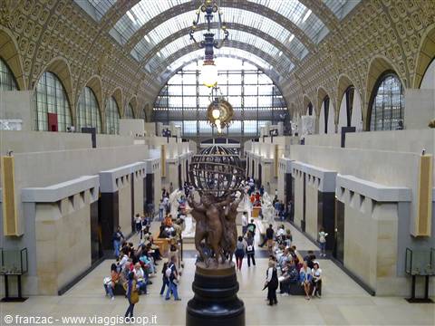 L'interno del Museo D’Orsay