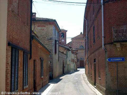 Nel centro storico di Altavilla Monferrato
