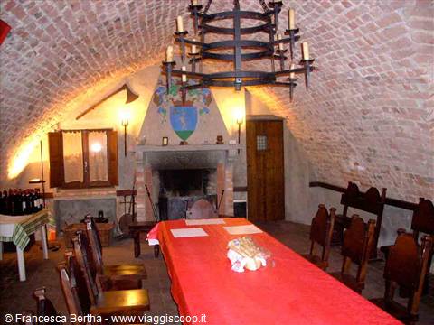 All'interno del Castello di Montegrosso d'Asti