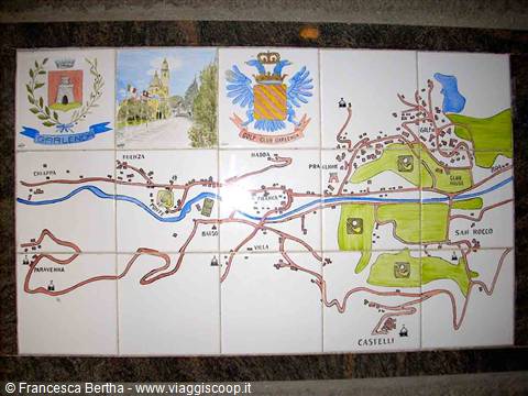 La cartina turistica di Garlenda