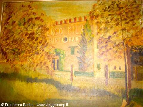 L'Albergo Ristorante Milano in un dipinto