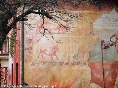 Ristorante Porcospino, affreschi di Ennio Chiri