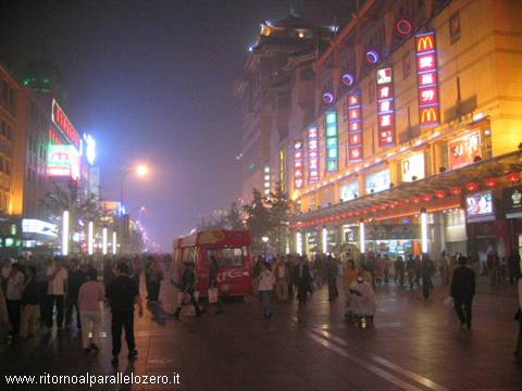 Beijing's shopping street