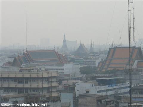 Bangkok vista dall'alto (atmosfera pechinese)