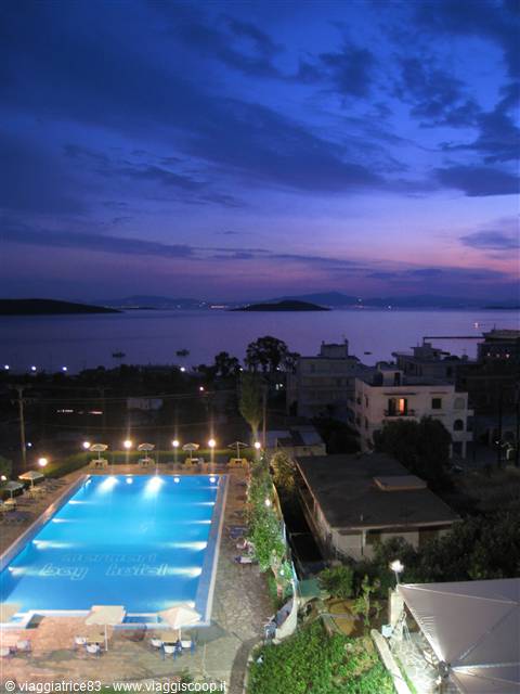 Panorama dall'albergo MARMARI BAY EVIA 