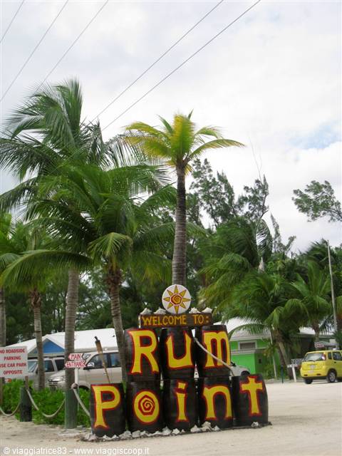 La popolarissima Rum Point è situata sulla costa settentrionale di Grand Cayman 