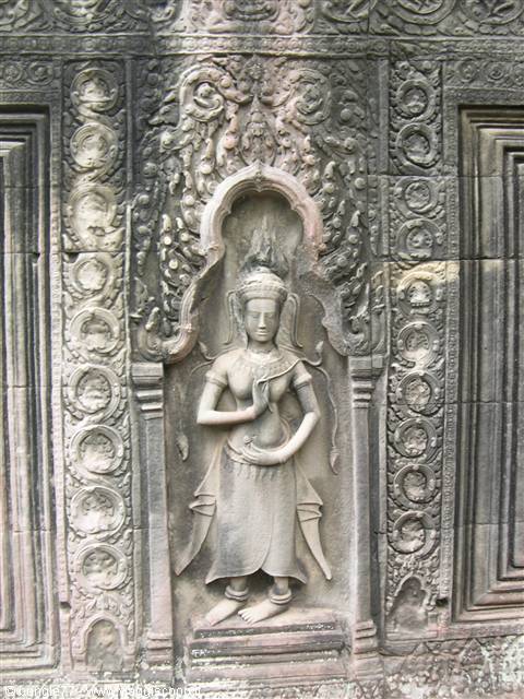 19 - Angkor - Ta Phrom - Bassorilievo