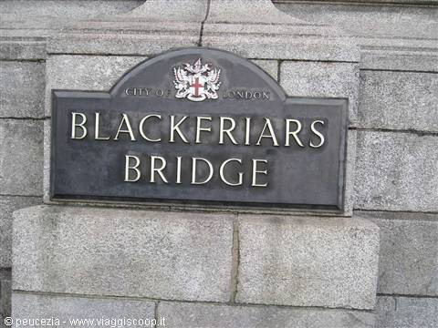Blackfriars bridge particolare