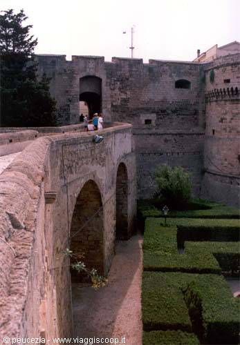 interno del castello a Taranto