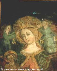 quadro della madonna di Monteverde ( secolo XIV)