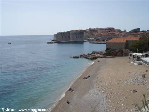 Dubrovnik: città vecchia e spiaggia di Ploce