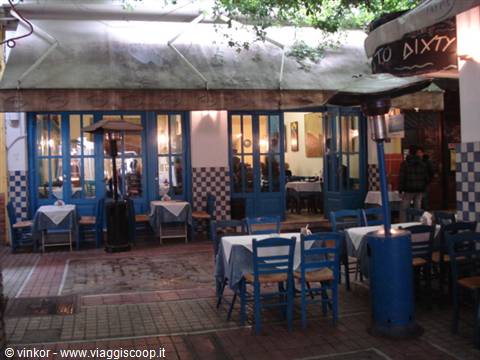 Salonicco. una taverna greca nella città vecchia